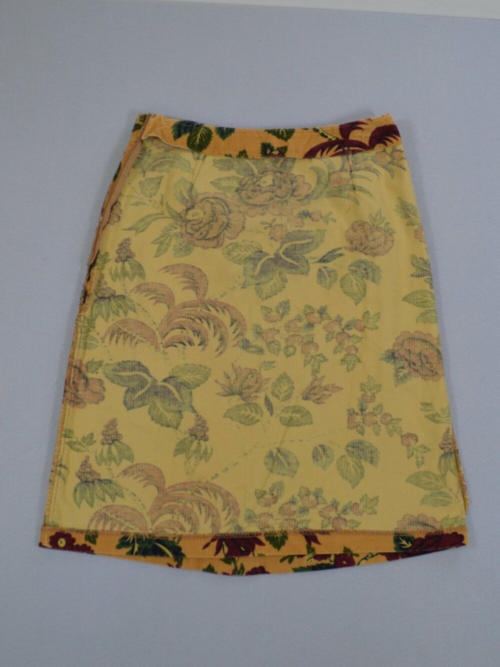 🌼 Bagatelle Floral Pencil Skirt Size 4 Yellow Cottagecore Midi - Picture 11 of 12